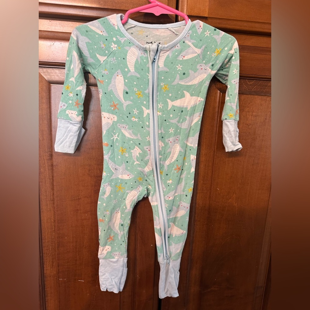 Little Sleepies Sea Life Kids One Piece Footie